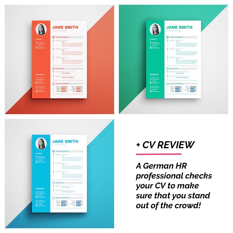 German CV Template Get Hired In Berlin